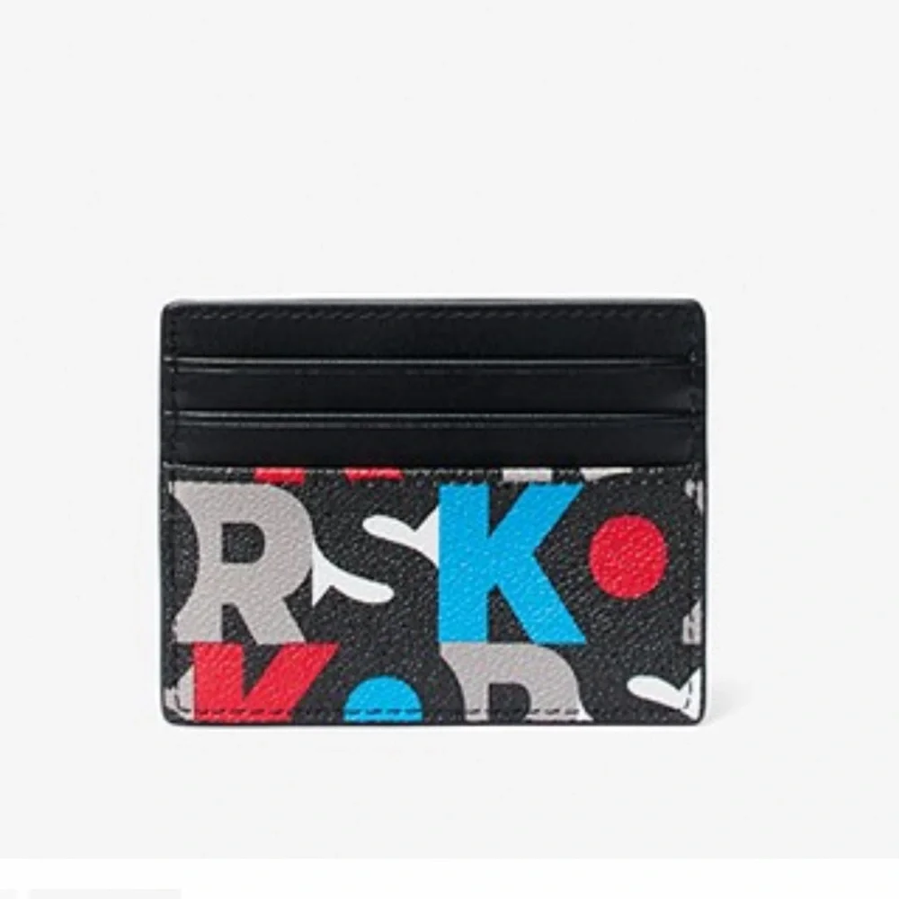 MICHAEL KORS MENS Cooper BLACK MLTI Graphic Logo Tall Card Case 
NWT
BLACK MULTI - Picture 3 of 16